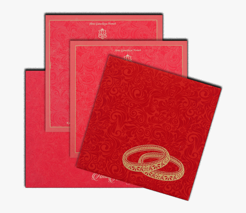 Fabric Wedding Cards - Art Paper, HD Png Download