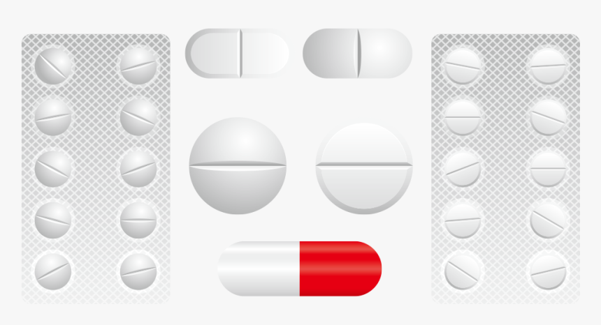 And Capsules Tablet Capsule Tablets Medicine Clipart - Pill, HD Png Download