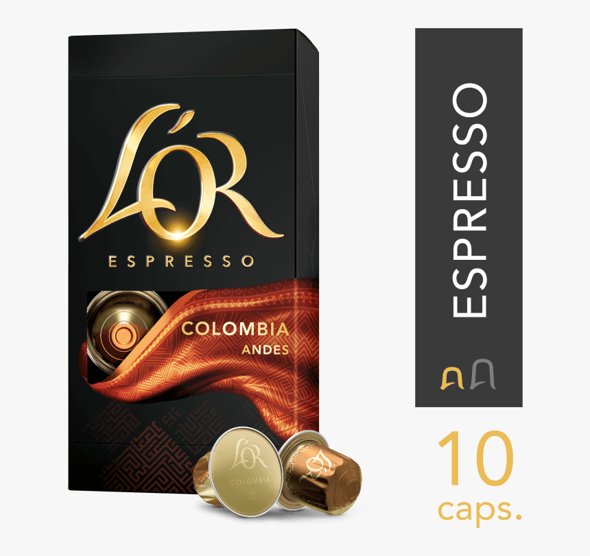 Lor Caps Colombia Fr 180d2b3e 5c67 4cc0 B977 0ae52ade6951 - L Or Espresso Colombia, HD Png Download