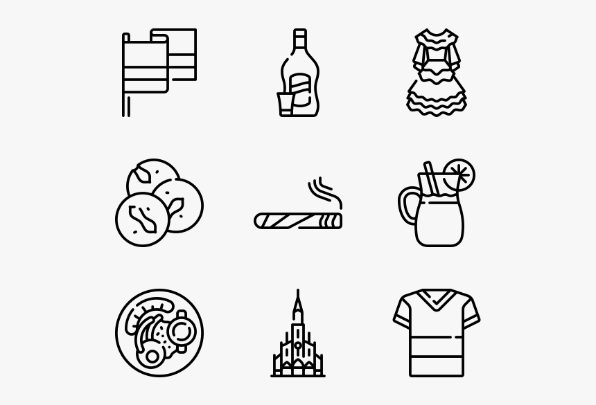 Colombia Icons, HD Png Download