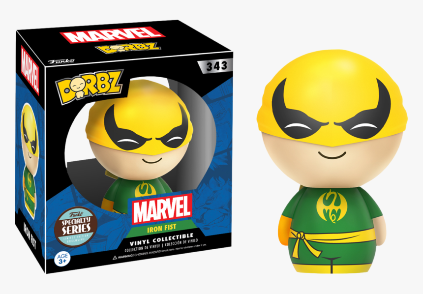 Funko Dorbz Marvel Iron Fist - Funko Dorbz Iron Fist, HD Png Download