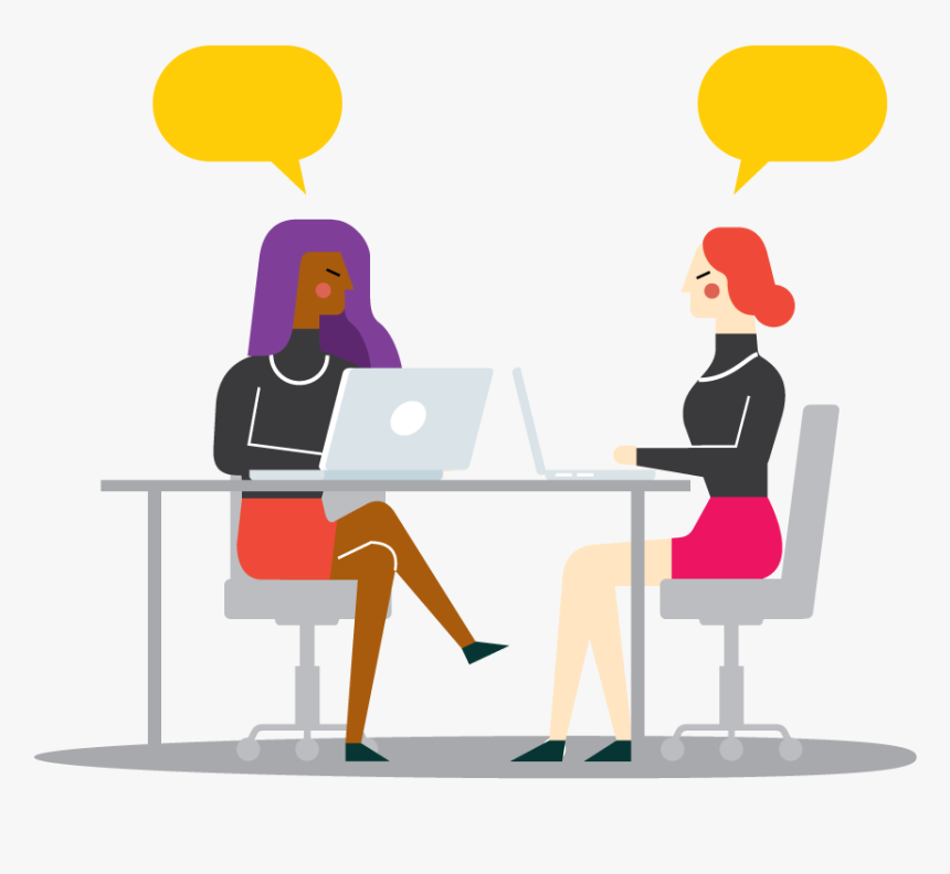 Design Powers 2 Person Conference White - Illustration, HD Png Download