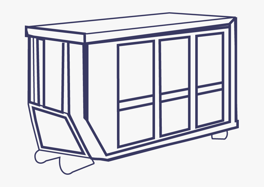 20 Cubic Feet Dumpster, HD Png Download