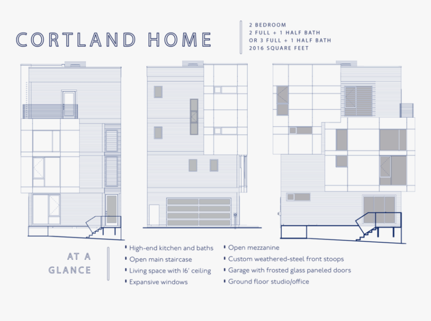 Cortland Floor Plan - Plan, HD Png Download