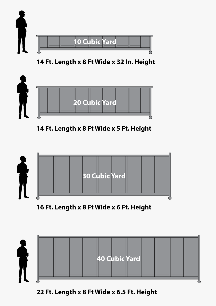 Dumpster Size-02 - Silhouette, HD Png Download
