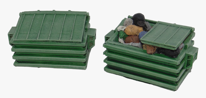 1046-28m Dumpster Set - Wood, HD Png Download