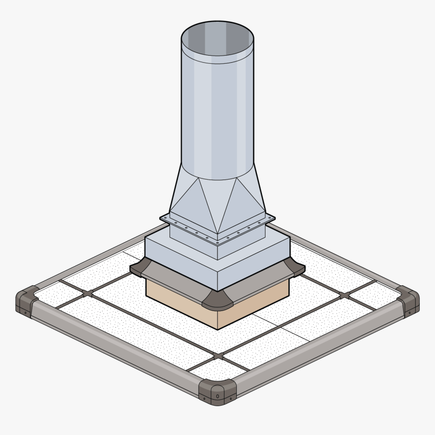 Industrial Size Grease Guard Rooftop Grease Containment Rooftop
