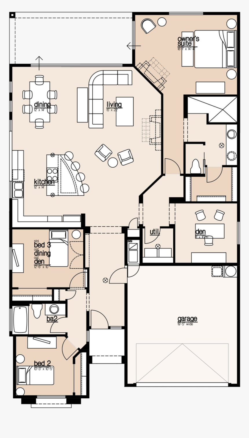 M2floorplan - Floor Plan, HD Png Download