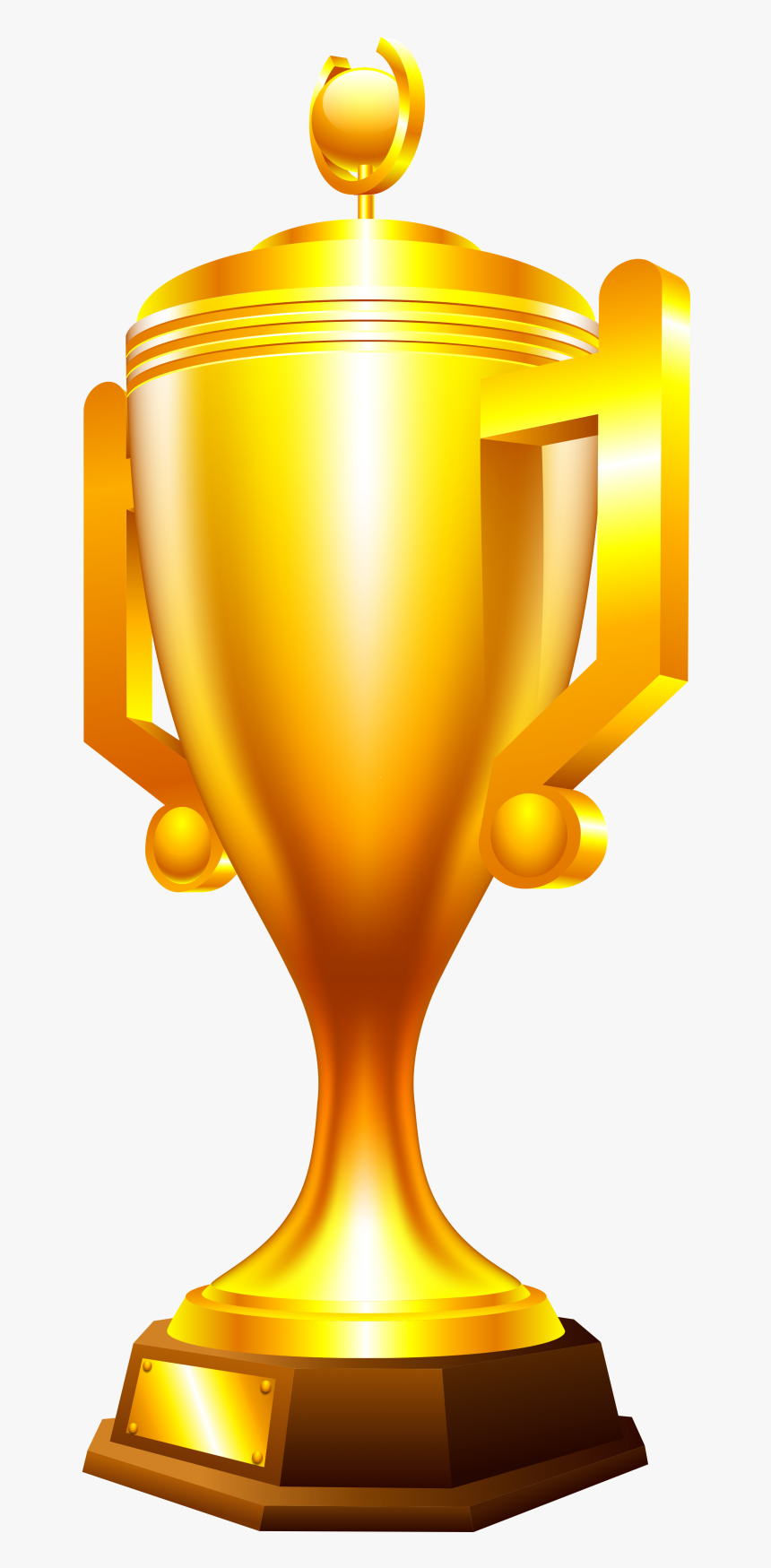 Gold Cup Trophy Png Image - Golden Cup Png, Transparent Png