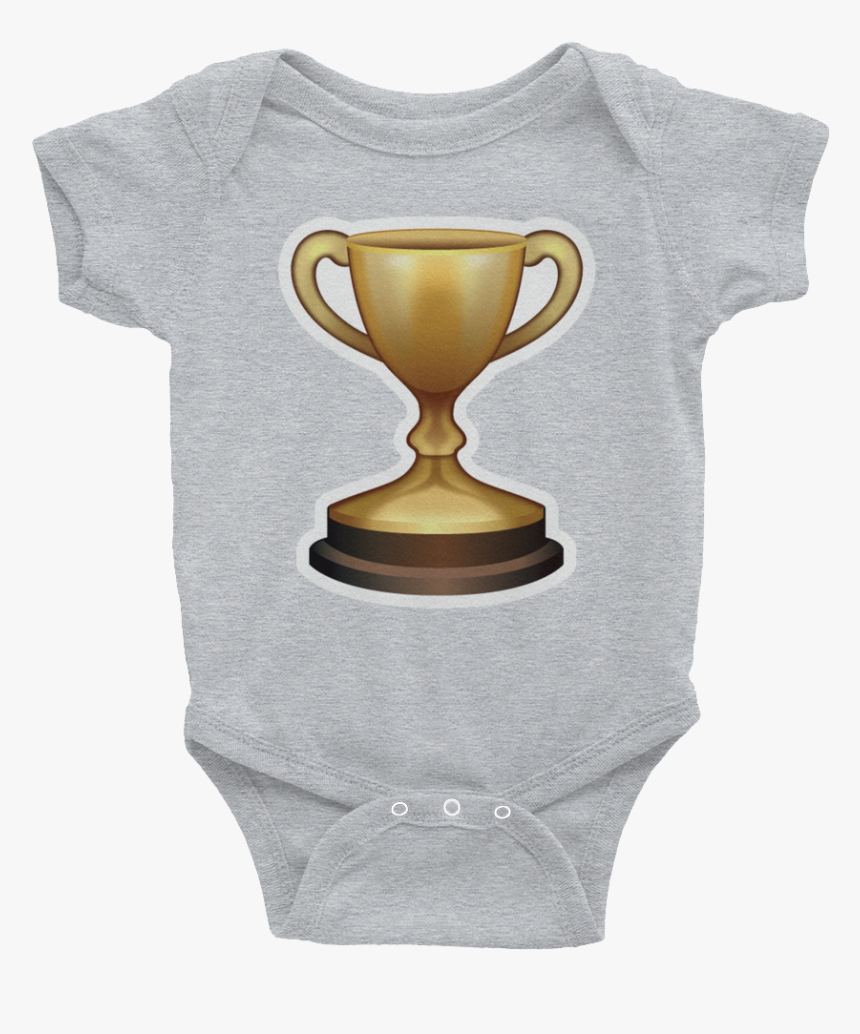 Trophy Emoji Png - Rainbow Onesie For Baby, Transparent Png