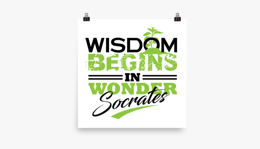 Wisdom Begins In Wonder - Socrates Logo Design, HD Png Download