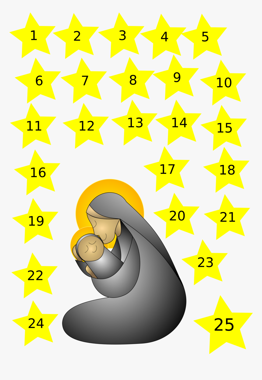 This Free Icons Png Design Of Advent Calender , Png - Calendario Dell Avvento Cristiano, Transparent Png
