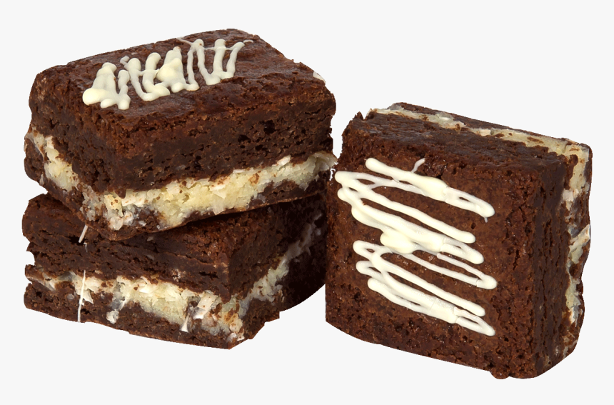 Coconut Brownie 
 Title Coconut Brownie - Chocolate Cake, HD Png Download