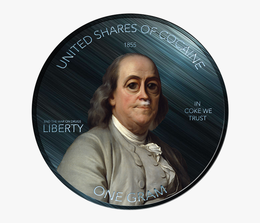 Http - //i - Imgur - Com/jflasx4 - Cocaine Coin - Benjamin - Benjamin Franklin Pictures Smiling, HD Png Download