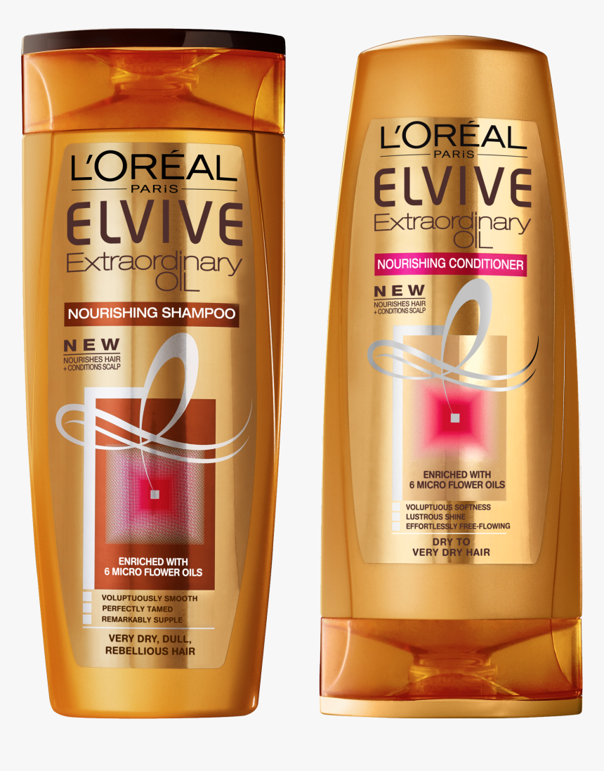 Shampoo Png - L Oreal Elvive Shampoo And Conditioner, Transparent Png