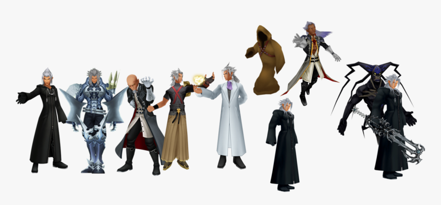 All Versions Of Xehanort , Png Download - Kingdom Hearts Riku Evolution, Transparent Png