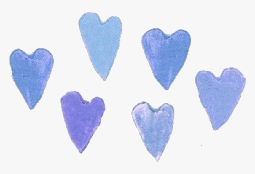 Cute Blue Hearts Png, Transparent Png