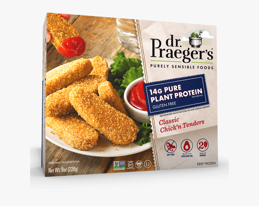 Praeger S Pure Plant Protein Classic Chick N Tenders - Dr Praeger's Chicken Tenders, HD Png Download