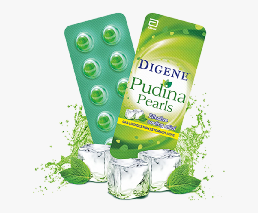 Digene Pudina Pearls 10, HD Png Download