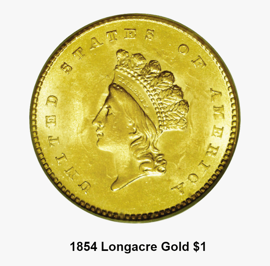 Longacre Gold One Dollar - Cash, HD Png Download