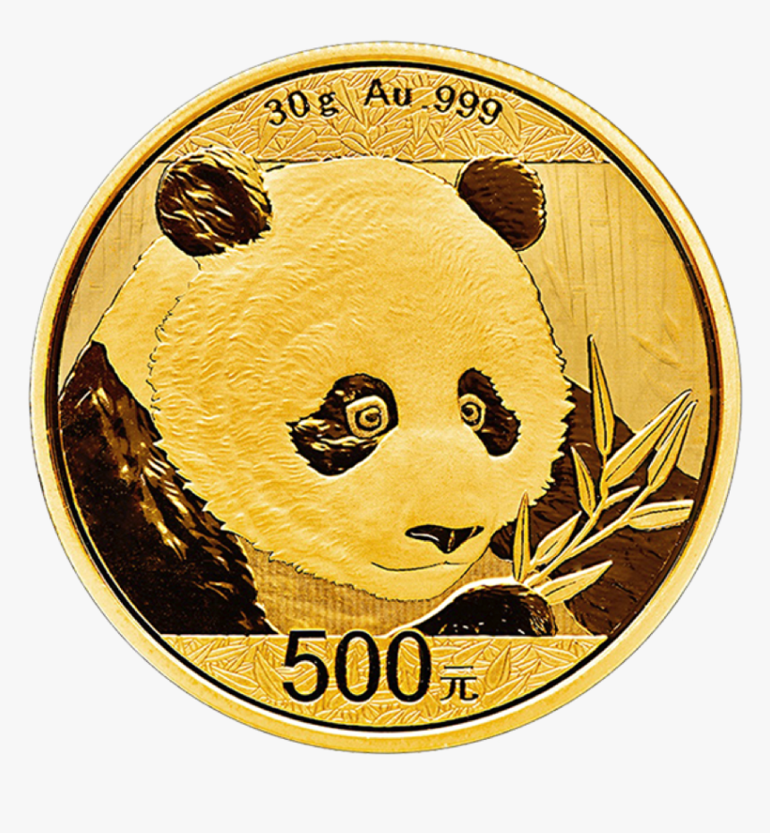 Panda Gold Coin 2018, HD Png Download