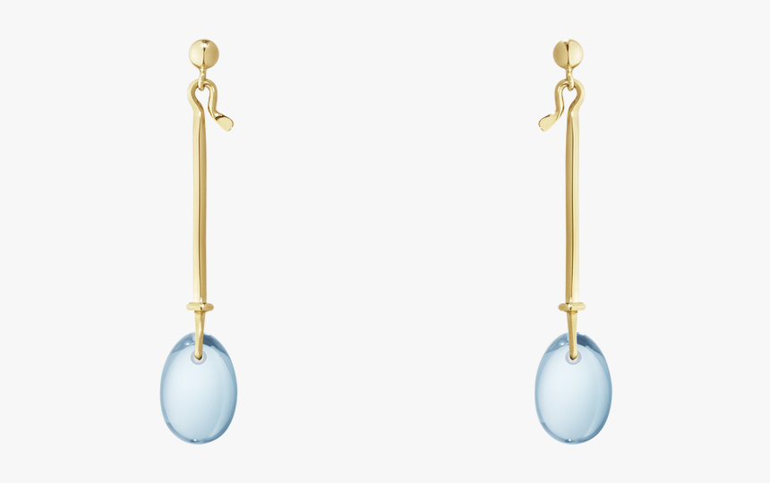 Georg Jensen Dew Drop Earrings In Blue Topaz - Torun Bulow Hube Earrings, HD Png Download