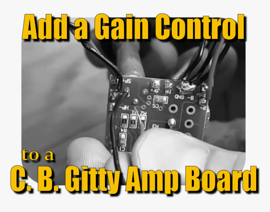How To Add A Panel-mount Gain Control To A C - Poster, HD Png Download