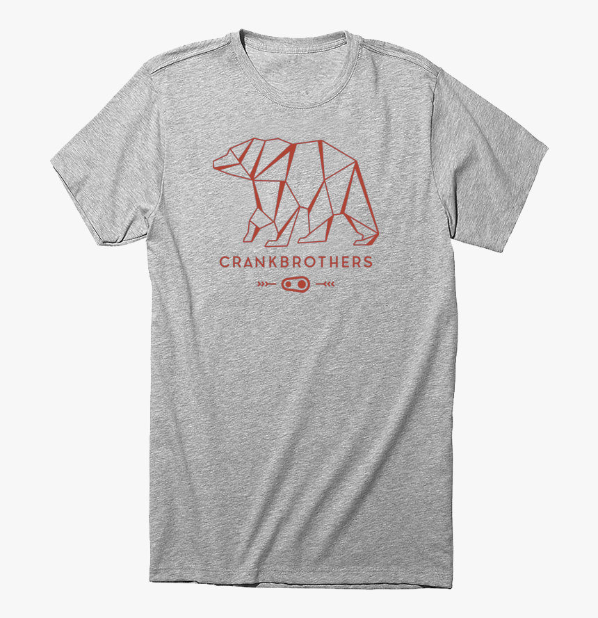Geo Bear Grey - Active Shirt, HD Png Download