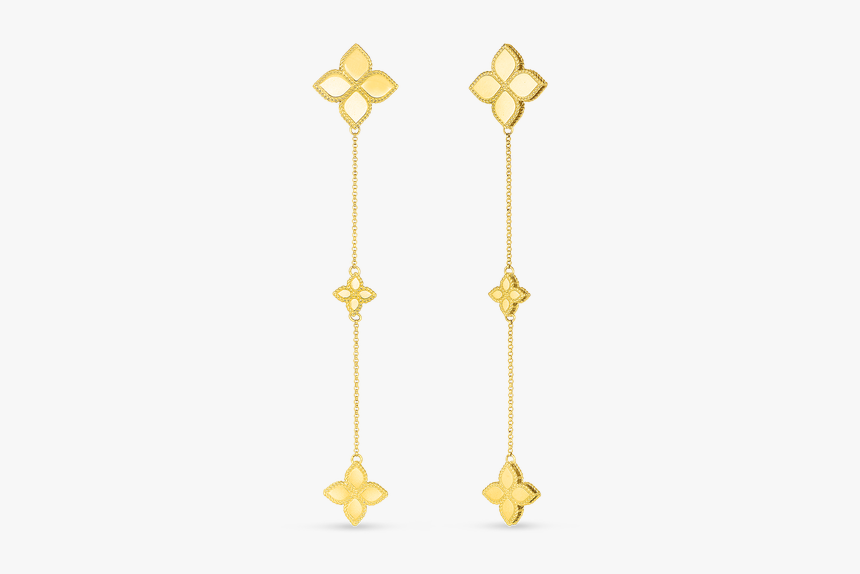 Roberto Coin Long Drop Earrings - La Petite Tribale Earrings Dior, HD Png Download
