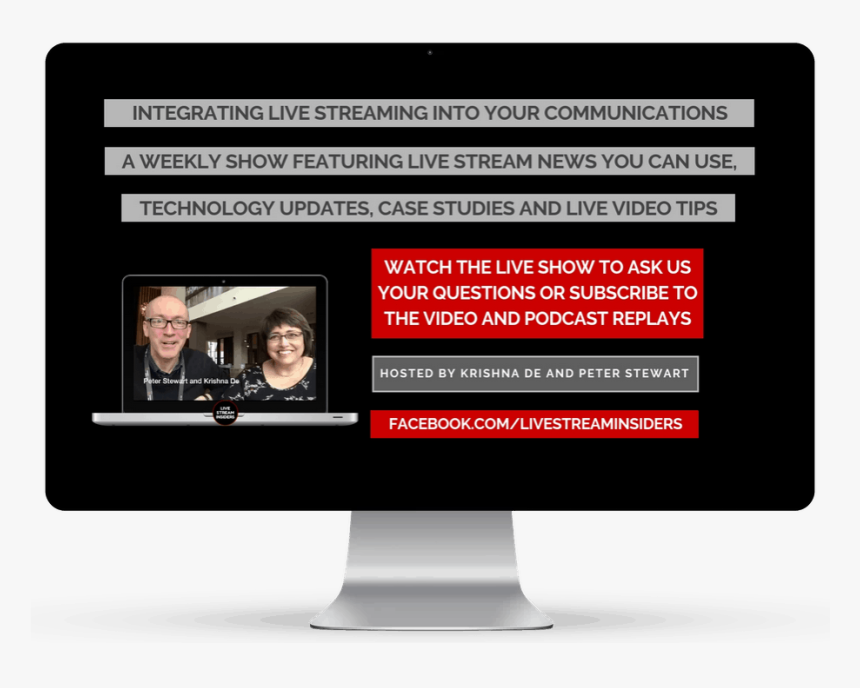 Watch The Live Stream Insiders Show Or Access The Video - Computer Monitor, HD Png Download