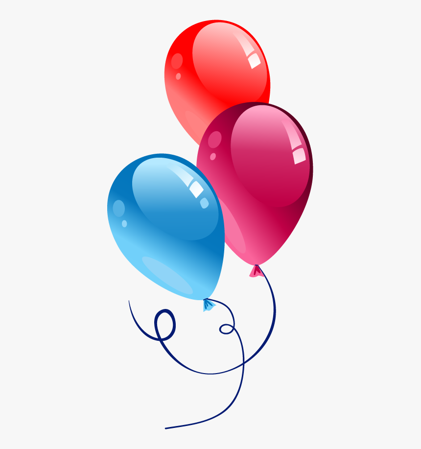 Birthday Balloons Design Png, Transparent Png
