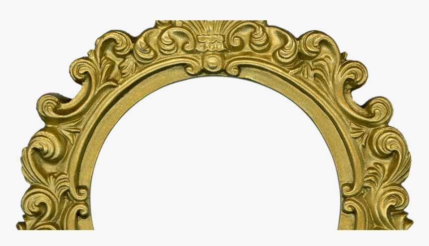 Golden Round Frame Png , Png Download - Golden Round Photo Frame, Transparent Png