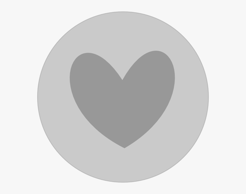 Heart In Circle Svg Clip Arts - Heart, HD Png Download