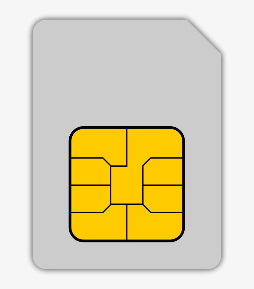 Free Mobile Phone Clipart Png, Mob Le Phone Icons - Sim Card Vector Png, Transparent Png