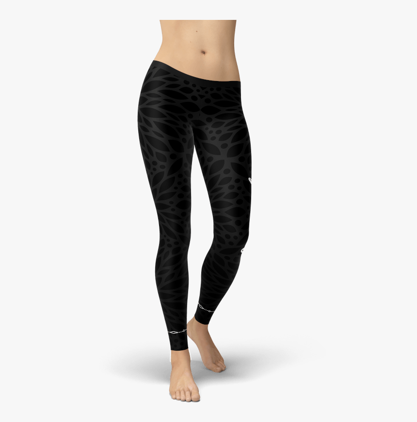 Namaste Writing Leggings Yoga Pants Athletic Wear Fitness - Tights, HD Png Download