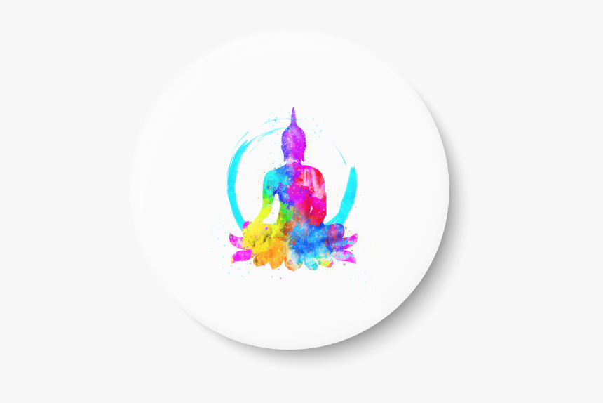 Buddha Magnet,buddha Fridge Magnet,buddha,love Buddha - Circle, HD Png Download