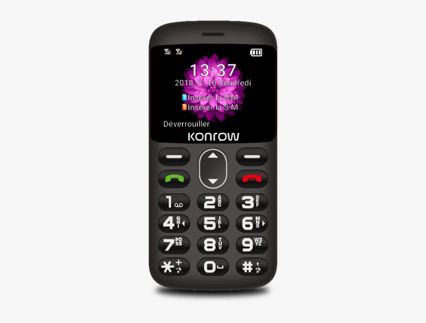 Mobile Senior Black - Konrow Senior, HD Png Download