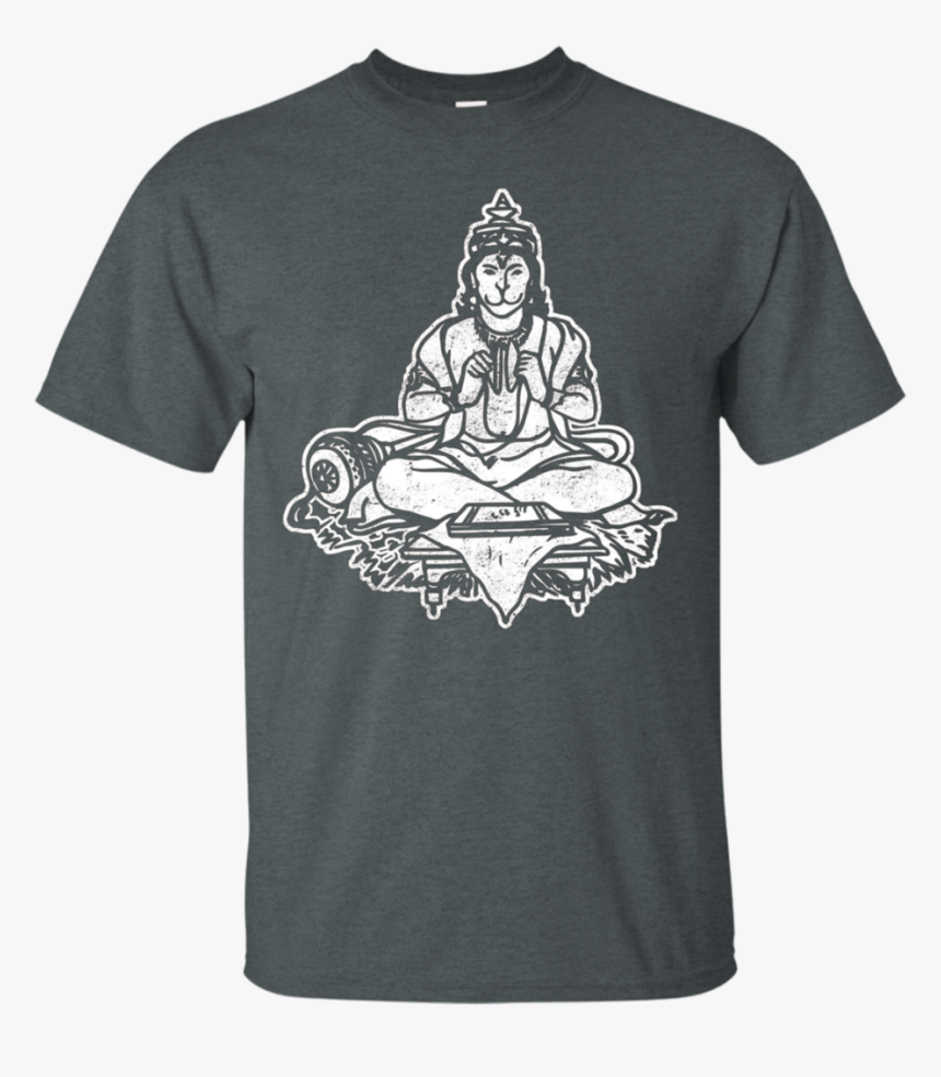 Lord Hanuman The Monkey God Yoga Hindu Sri Rama Apparel - T-shirt, HD Png Download