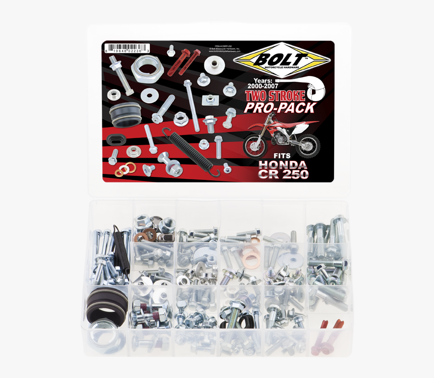 Two-stroke Pro Packs For Honda Cr125 / Cr250 - Bolt Motorcycle Hardware, HD Png Download