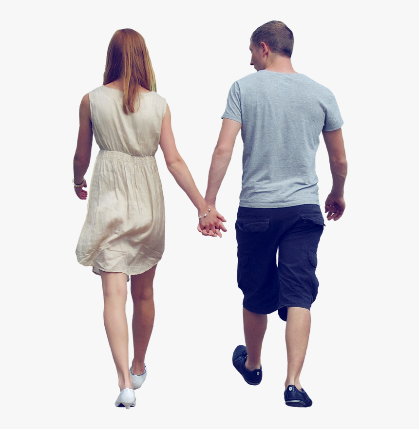 Picture - Couple Holding Hands Png, Transparent Png