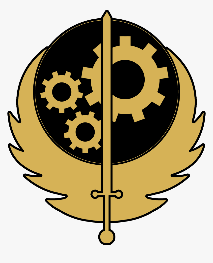 Nukapedia The Vault - Fallout Brotherhood Of Steel Logo, HD Png Download