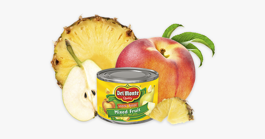 Mixed Fruit In 100% Juice - No Sugar Added Fruit Can, HD Png Download