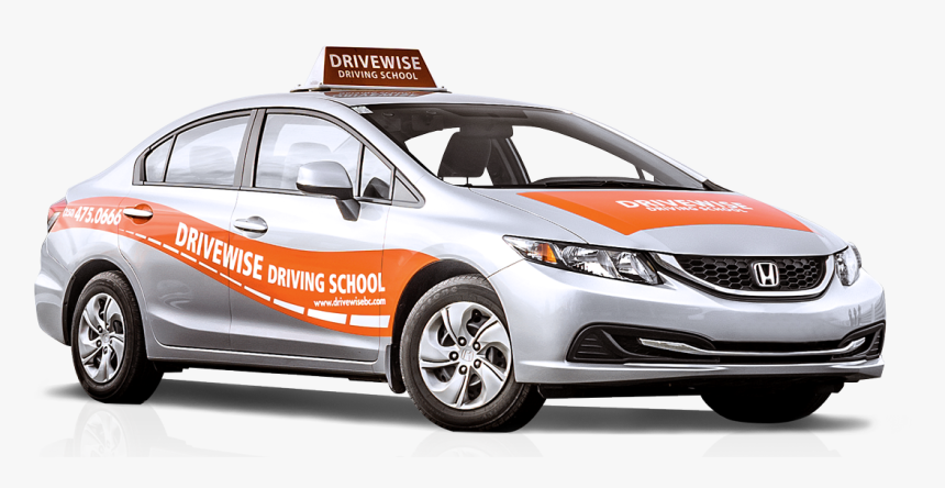 Indian Driving School Car , Png Download - Honda Civic Hybrid, Transparent Png