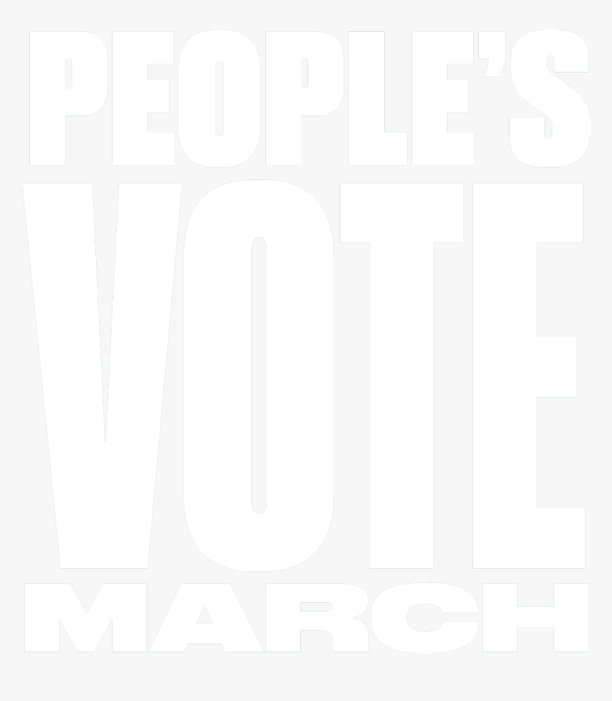 People S Vote Text - Poster, HD Png Download