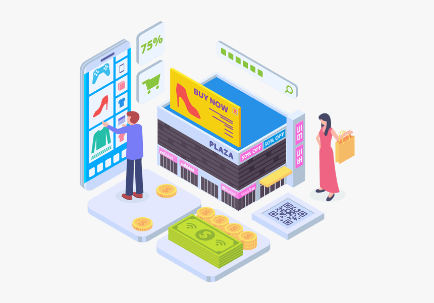 Ecommerce Illustration - Games, HD Png Download