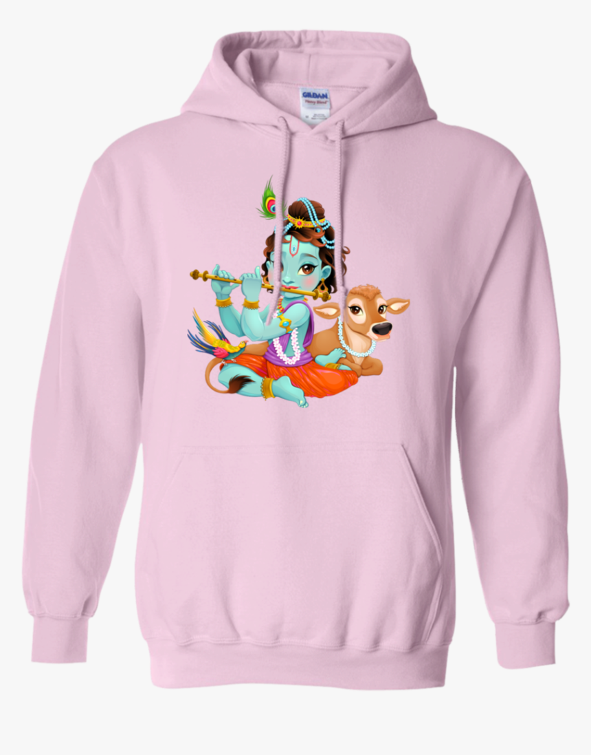 Baby Krishna With Sacred Cow T Shirt & Hoodie, HD Png Download