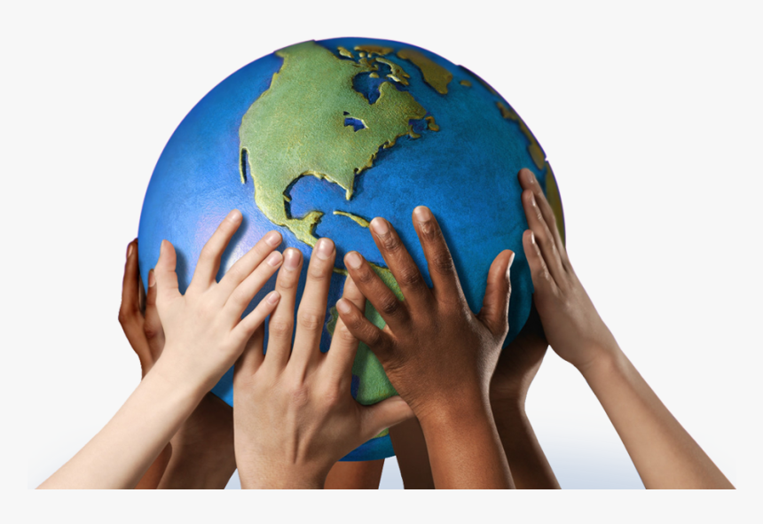 Hands Globe, HD Png Download