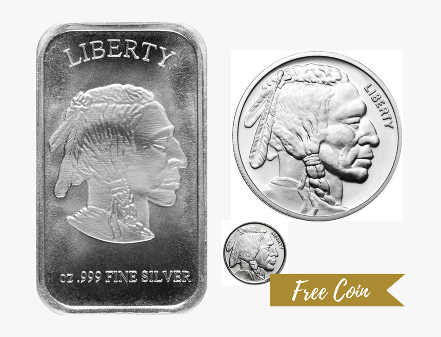 1 Oz Silver Buffalo, HD Png Download