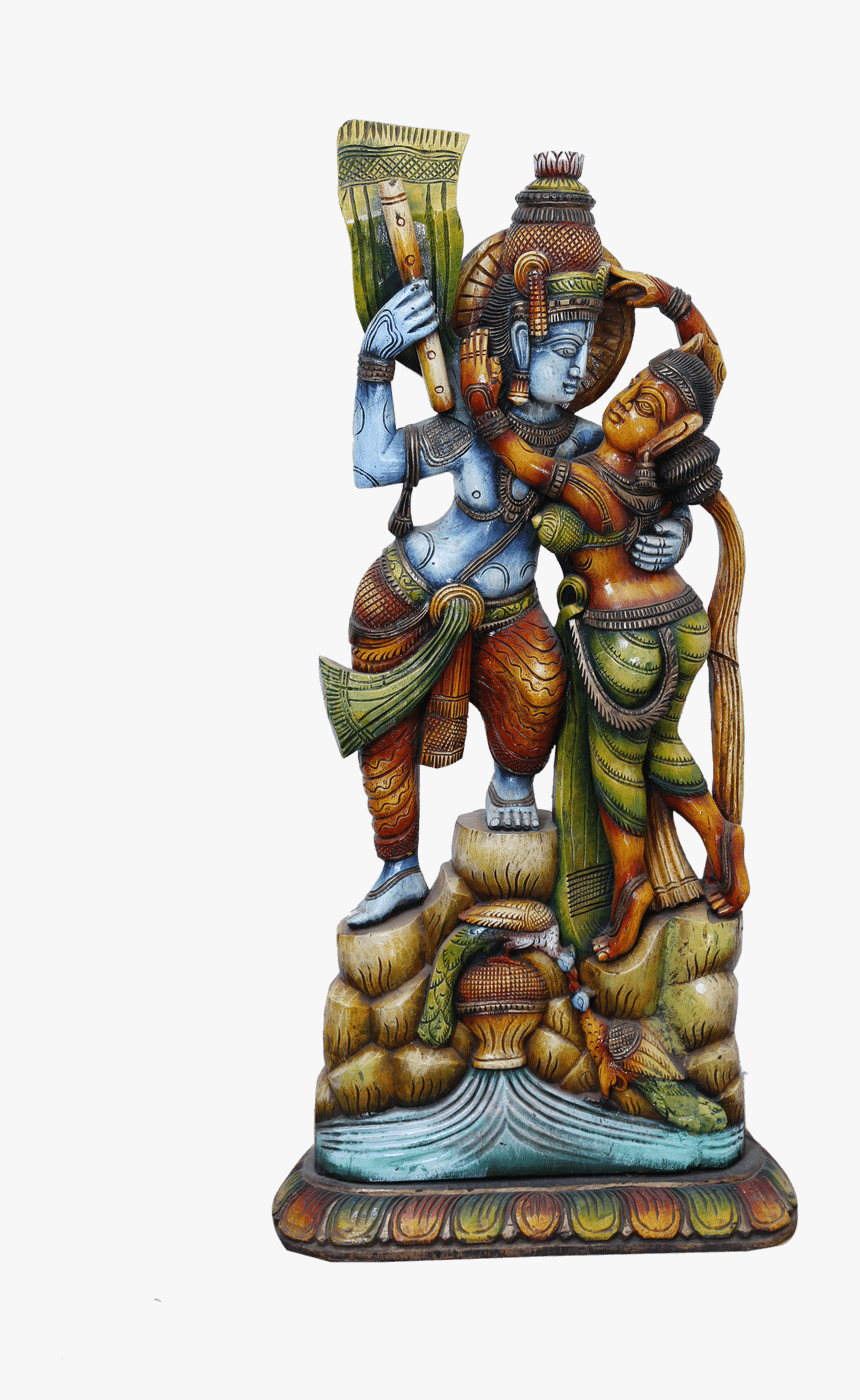 Radhe Krishna Big - Illustration, HD Png Download
