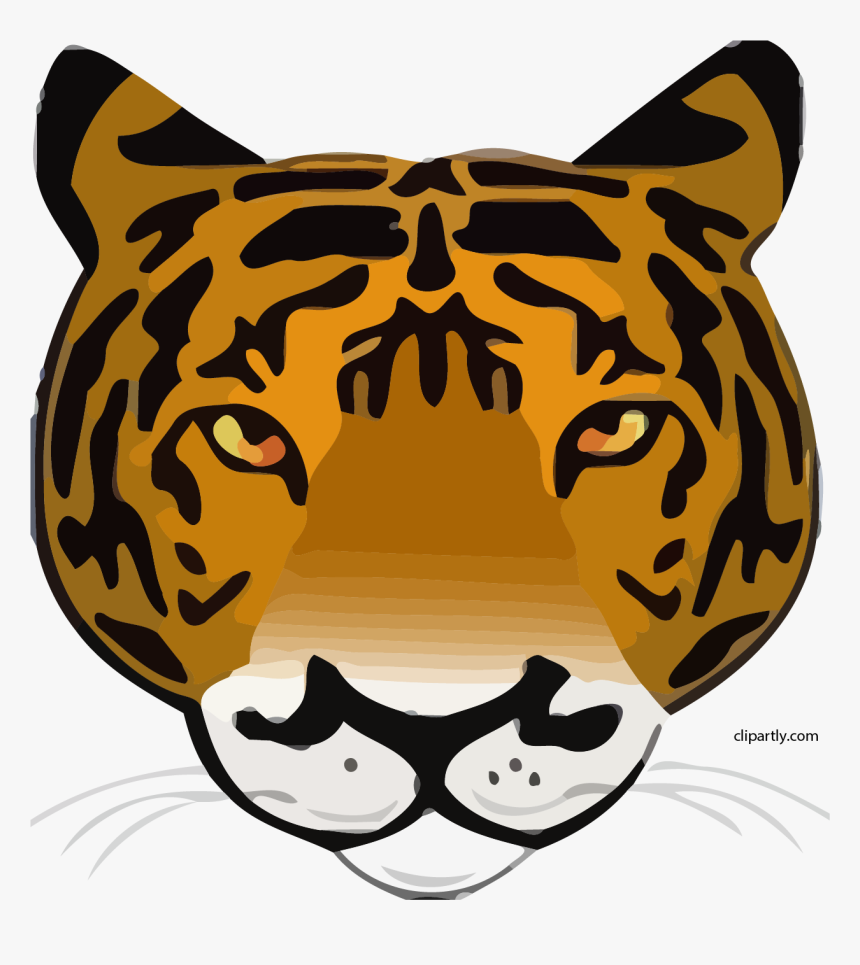 Tiger Clipart Png - Tiger Face Clip Art, Transparent Png